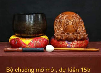 Thỉnh bộ chuông mõ tại chùa Hoa Tạng Lan Nhã (Cần Giuộc, Long An) 04/2022